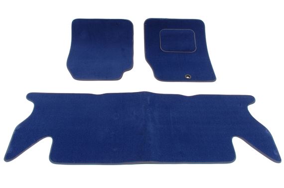 Carpet Mat Set RHD (3 piece) Blue - RD1072BLUE - Aftermarket