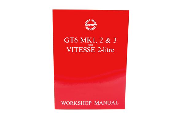 Workshop Manual GT6 Mk1, 2 & 3 - Vitesse 2ltr - 512947 - Factory