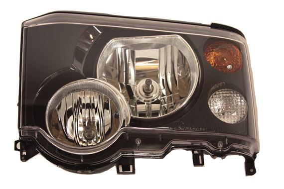 Headlamp Assembly - Complete with Indicator- RHD - LH - XBC001630 - Genuine