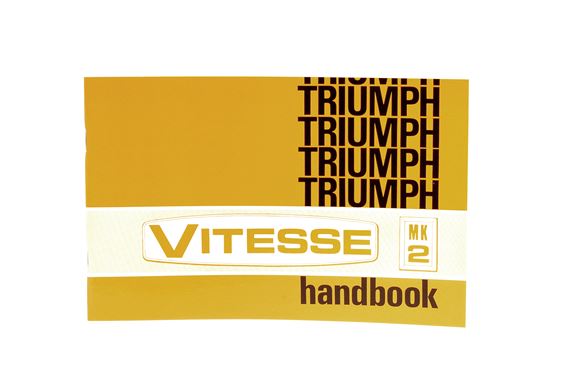 Owners Handbook Vitesse 2ltr Mk2 - 545070