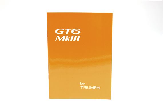 Owners Handbook GT6 Mk3 - 545186