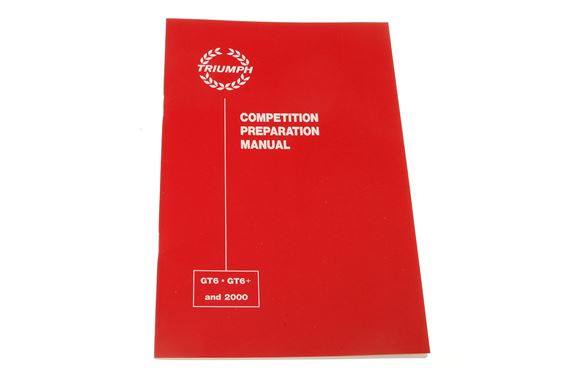 Competition Preparation Manual GT6 & 2000 - RG1294