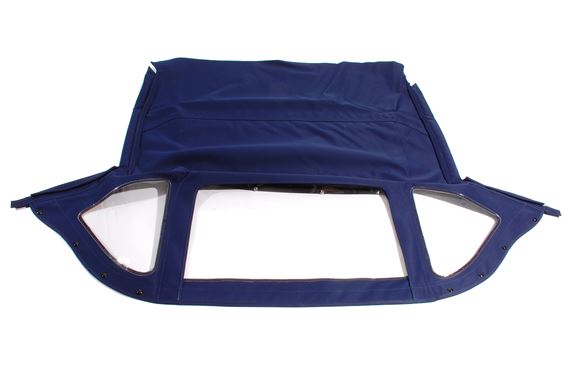 Hood Cover - Blue Mohair with Zip Out Window - Spitfire MkIV & 1500 - XKC1781MOHBLUE