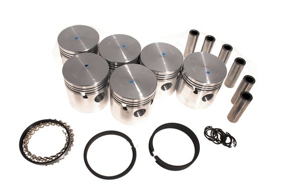 Piston Set - Standard Size Flat Top with Rings - 149976COUNTY