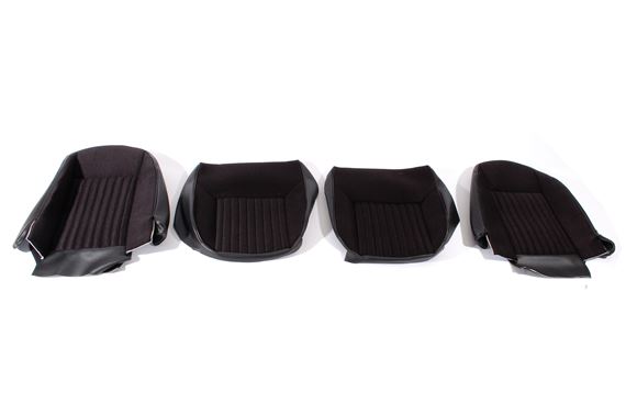 Triumph Cloth Face Seat Cover Kit - Black - RG1232BLACK
