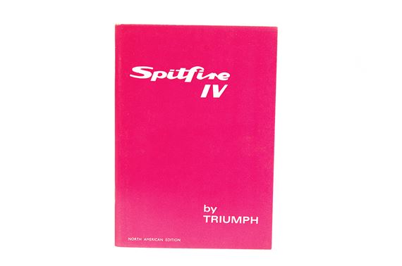 Triumph Owners Handbook - Spitfire MkIV - USA