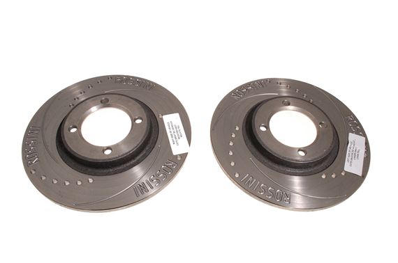 Rossini Performance Front Brake Discs - Solid Pair - Triumph Specific Applications - 208715ROS