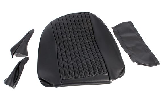 Triumph Stag Front Seat Backrest Cover - Mk2 - LH - Black - RS1324BLACK