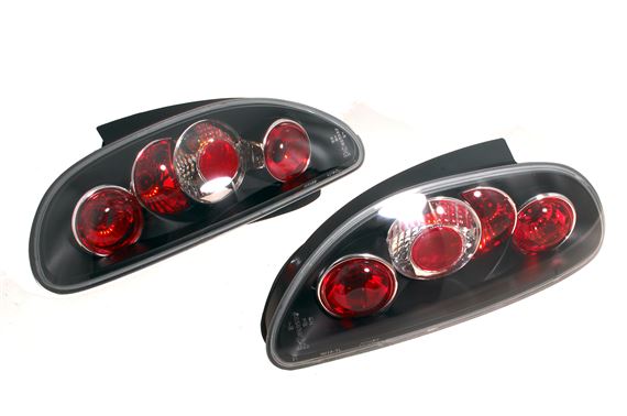Black Lexus Style Rear Lamps - Pair - MGF and MGTF - XPT000152ACBP