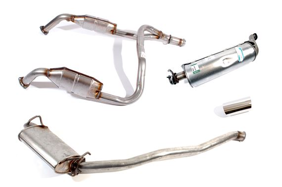 Exhaust System including CAT - RA1074MSP - Aftermarket