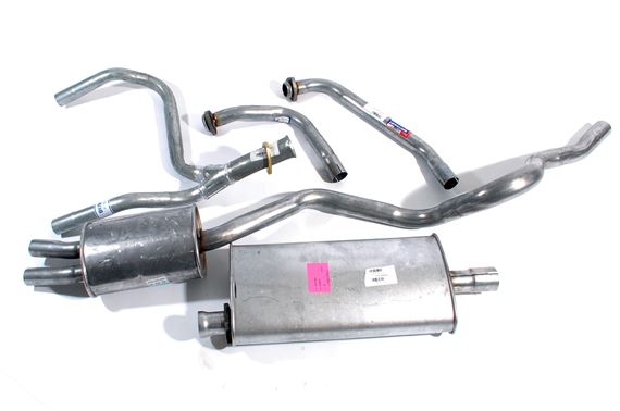 Full System - Mild Steel - V8 3.5 Litre Carb Twin Tailpipes - RD1002MSP - Aftermarket