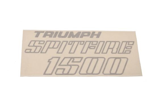 Boot Transfer - TRIUMPH SPITFIRE 1500 - Silver - YKC1457
