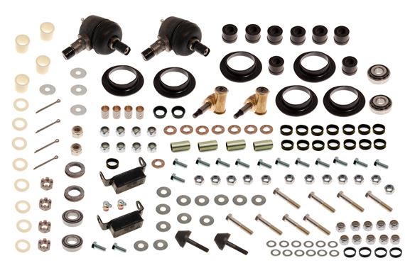 Complete Front Suspension Overhaul Kit with Rubber Bushes - RW3071