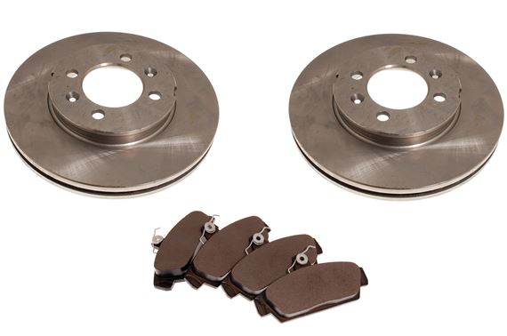 Front Brake Kit - 240mm Discs and Pads - MGF and MG TF - RP1019P - Aftermarket