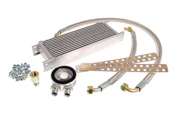 Oil Cooler Kit - with Stainless Steel Braided Hoses - 514082BR