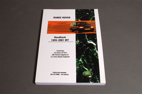 Owners Handbook Range Rover P38A 95-01 - VDC000010P