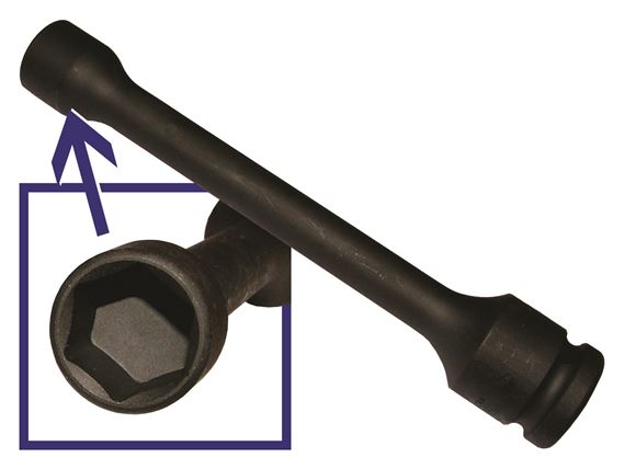 Socket - 9/16 inch Propshaft Nut - 1/2 inch Square Drive - Britpart DA1119