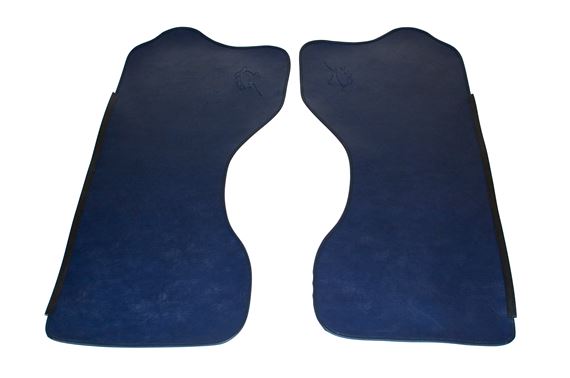 Wing Covers - Embossed Stag Logo - Pair - Blue - RS1548BLUE