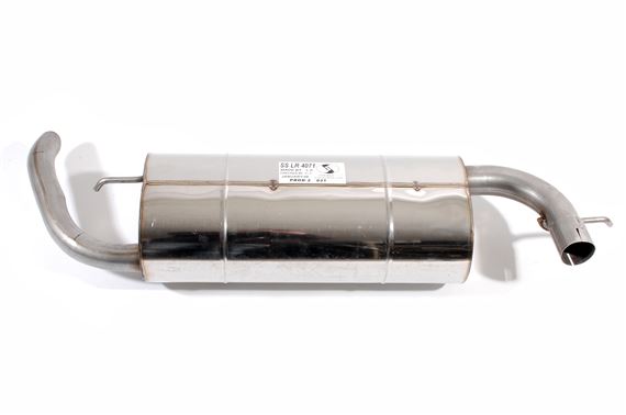 Rear Silencer Stainless Steel - WDV500030SS - Aftermarket