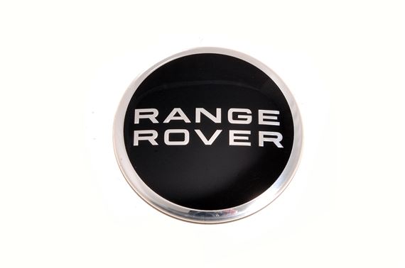 Wheel Centre Cap - Bright Black - Range Rover Badge - LR027409 - Genuine