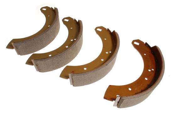 Brake Shoe - 10 inch - Girling - Round End Axle Tube - Set of 4 - 505351X4