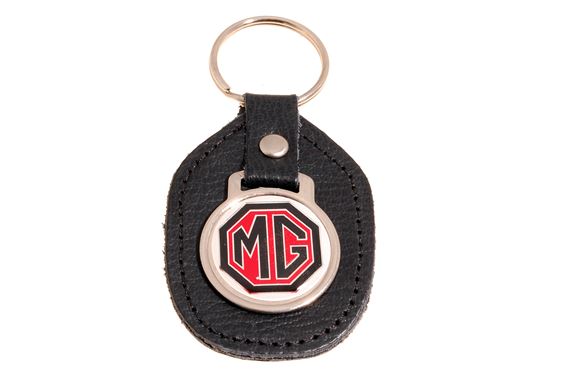 Key Ring/Fob - Leather MG - ZMG670004 - Genuine MG Rover