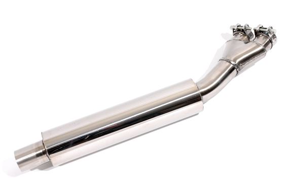 Phoenix Stainless Steel 2 Into 1 Link Pipe Silencer - TH187T