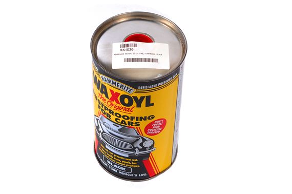 Rustproofing for Cars - Black - 2.5 Litre Cartridge - RX1036 - Waxoyl