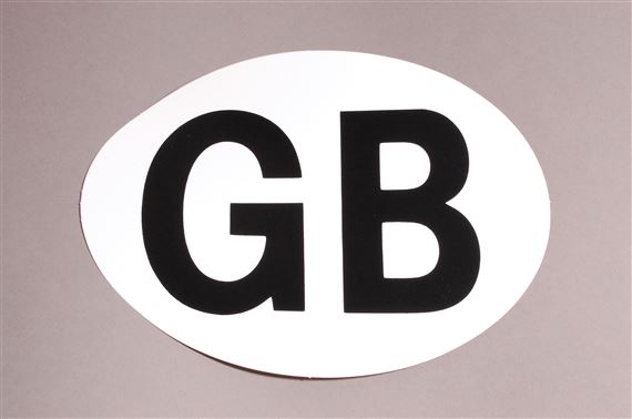 GB Sticker For Euro Travelling - RX4121STICKER