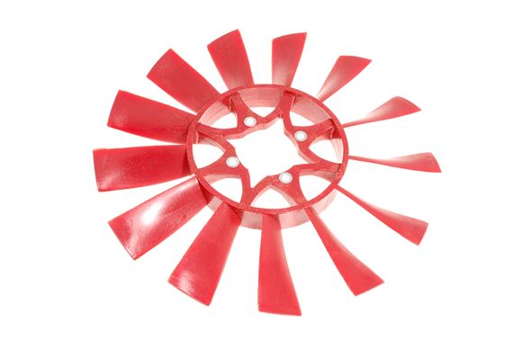 Radiator Cooling Fan - 13 Blade - Plastic Red - 312301