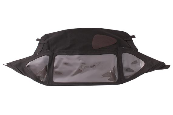 Hood Cover - Black Mohair Non Zip Out Window - Spitfire Mk3 - 816621MOHBLACK