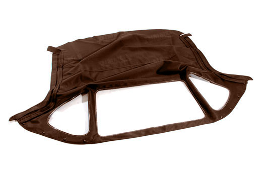 Hood Cover - Brown Mohair Non Zip Out Window - Spitfire Mk3 - 816621MOHBROWN