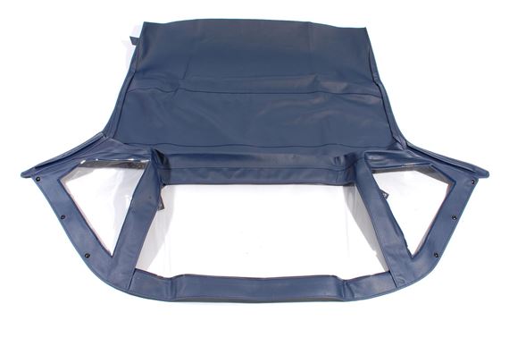 Hood Cover - Blue Everflex PVC with Zip Out Rear Window - 822021BLUE
