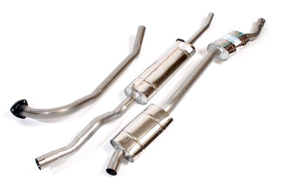 Stainless Steel Exhaust System - Saloon Auto - 2.5Pi Mk2 and 2000/2500 TC/S - RM8042