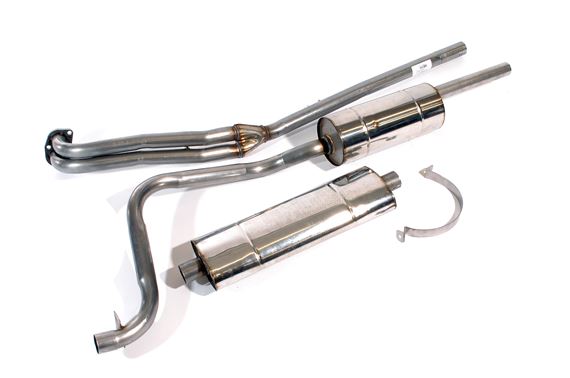 Stainless Steel Exhaust System With Standard Tailpipe - RB7015