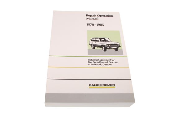 Workshop Manual Range Rover 1970-85 (2 door) - RA1365 - Factory
