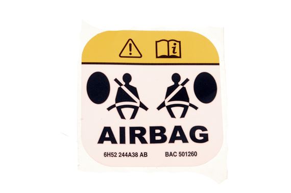 Label - Side Airbag Warning - Square - BAC501260 - Genuine
