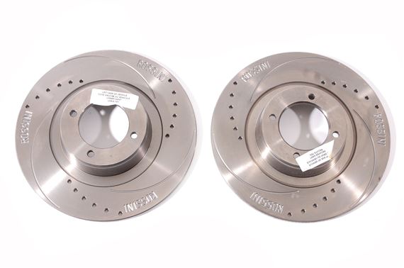 Rossini Performance Front Brake Discs - Solid Pair - MGB