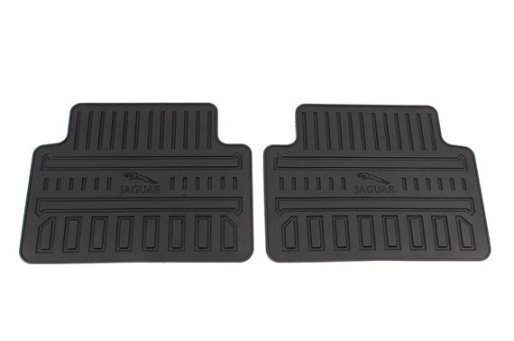 Rubber Mat Set Rear Footwell - C2Z5612 - Genuine