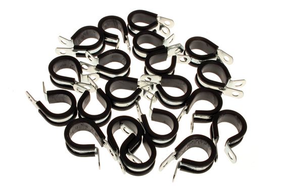 XPart Rubber Lined P Clips - 21mm