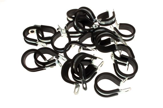 XPart Rubber Lined P Clips - 29mm