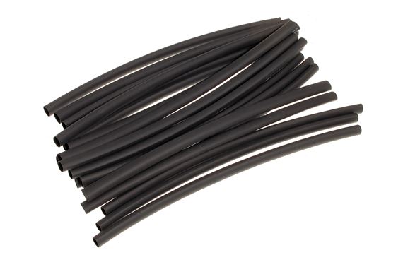 HeatShrink Tubing Black 6.4mm x 200mm Qty 20 - CONS2218