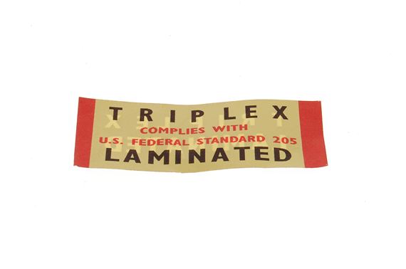 Decal - Triplex Laminated - Windscreen - CRST125