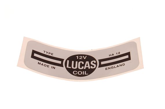 Label - Ignition Coil - Lucas - CRST156