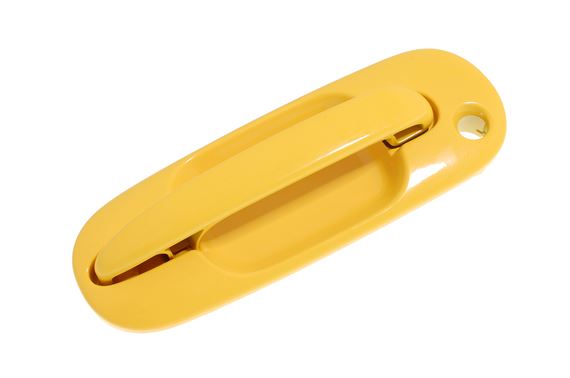 Handle assembly-front door - LH, Trophy Yellow - CXB000150FAR - Genuine MG Rover
