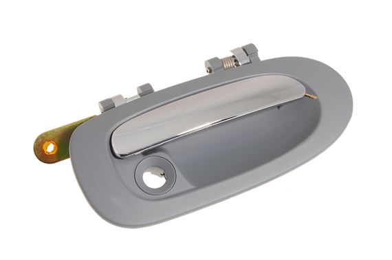 Exterior Door Handle Assembly - Primed with Chrome Handle with Key Hole - RH - CXB101740LZW