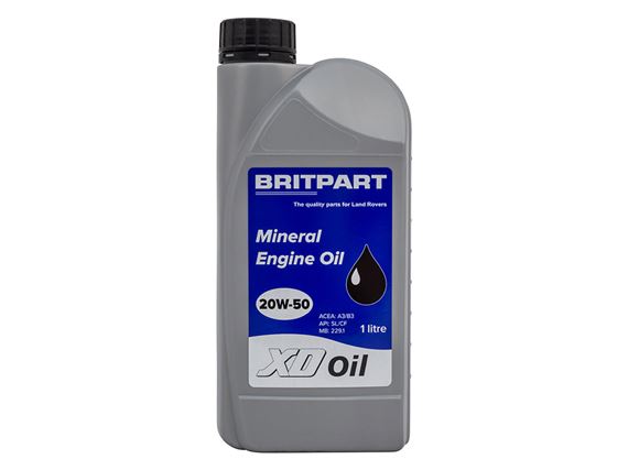 Mineral Oil 20W-50 1L - DA1822 - Britpart