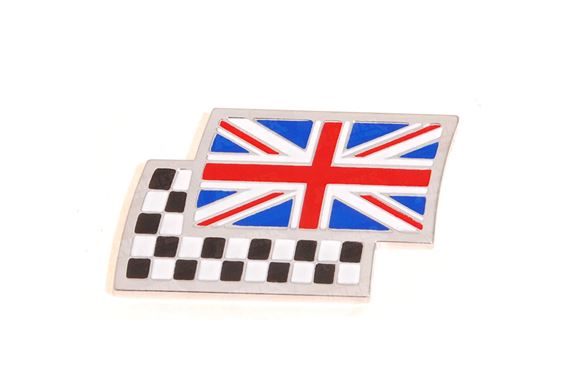 Badge Union Jack/Chequered Flag MG - DAG000070MMMP1 - OEM