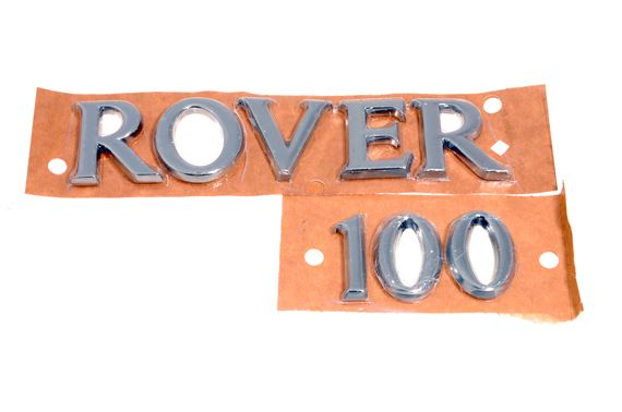 Badge-Rover 100 model - bright - DAH100490MMM - Genuine MG Rover