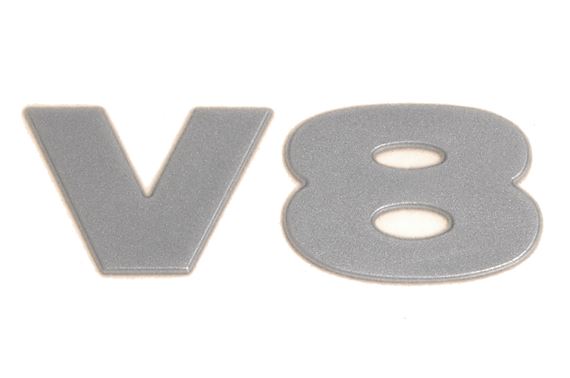 V8 Decal Silver Plastic Moulding - DAL103720MAD - Genuine